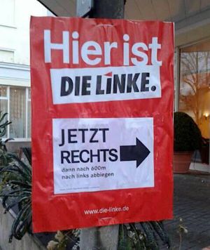 Hier ist die Linke