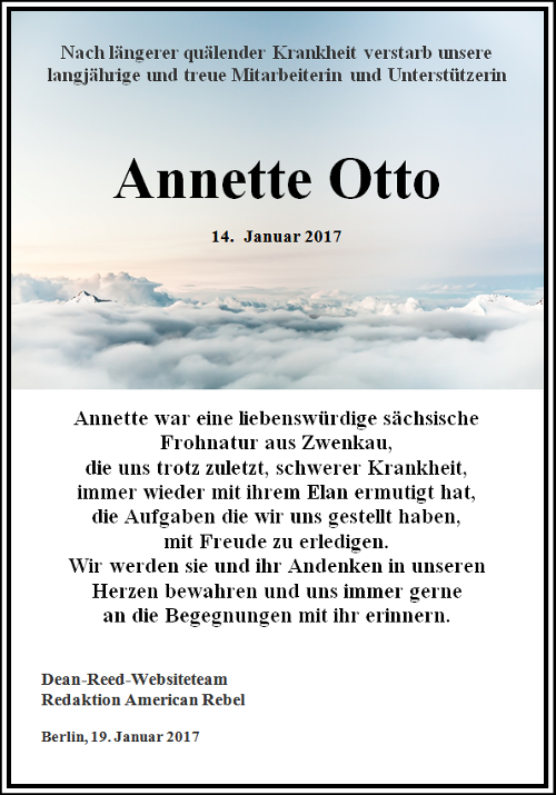 Annette Otto Trauer