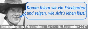 Internationales Friedensfest am 16. September 2017